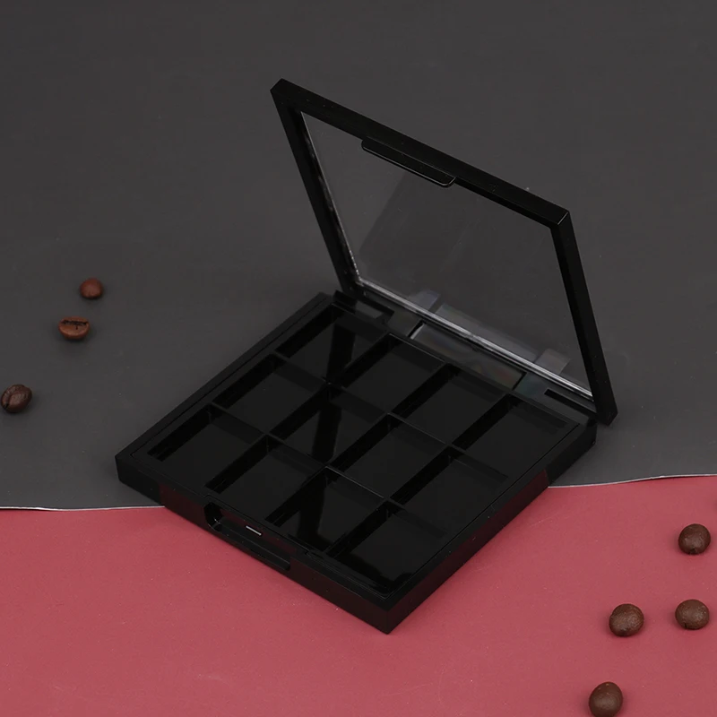 

12 Grids Palette Eye Makeup Storage Box for Women Girls Beginners Empty Eyeshadow Dish DIY Eyeshadow