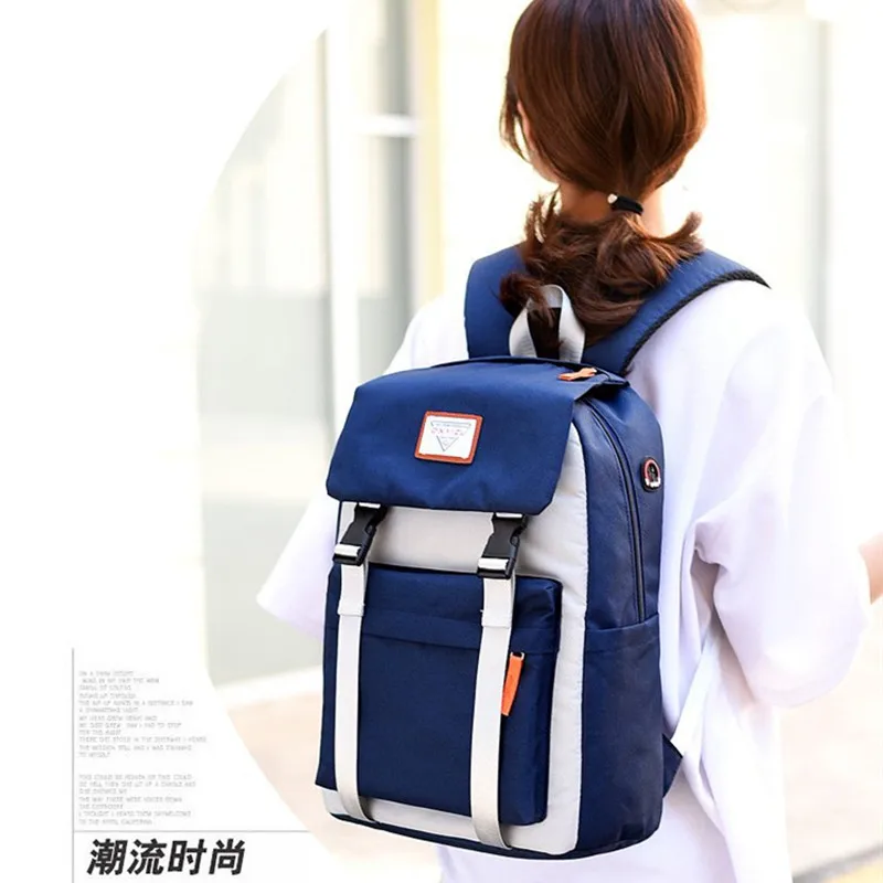 Повседневный женский рюкзак в Корейском стиле, сумки на ремне для девочек-подростков, водонепроницаемые дорожные сумки из ткани «Оксфорд», ... от AliExpress WW