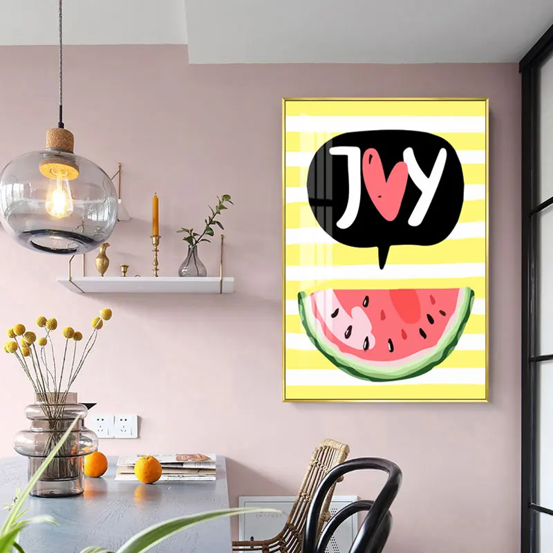 Мятные плакаты с макаронами рамка настенная художественная печать картина