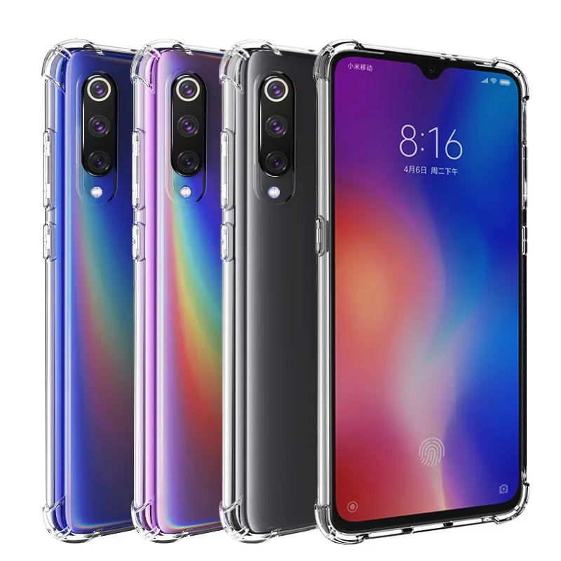 Прозрачный прочный армированный чехол для телефона чехол для Xiaomi mi 9 9SE 8 SE lite 5X A1 6X A2 Lite Red mi GO Примечание 7 5 6 5A Pro 6 6A 6Pro S2 5A 5 Plus TPU Защитный чехол