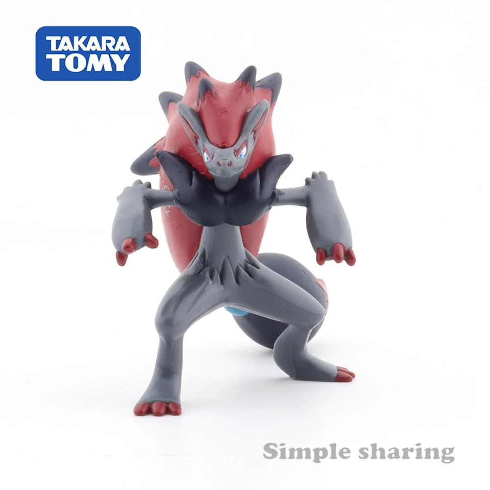 Takara Tomy Tomica Pokemon Pocket Moncolle MS-18 Zoroark 3-5 см мини-фигурка из смолы аниме игрушки для детей
