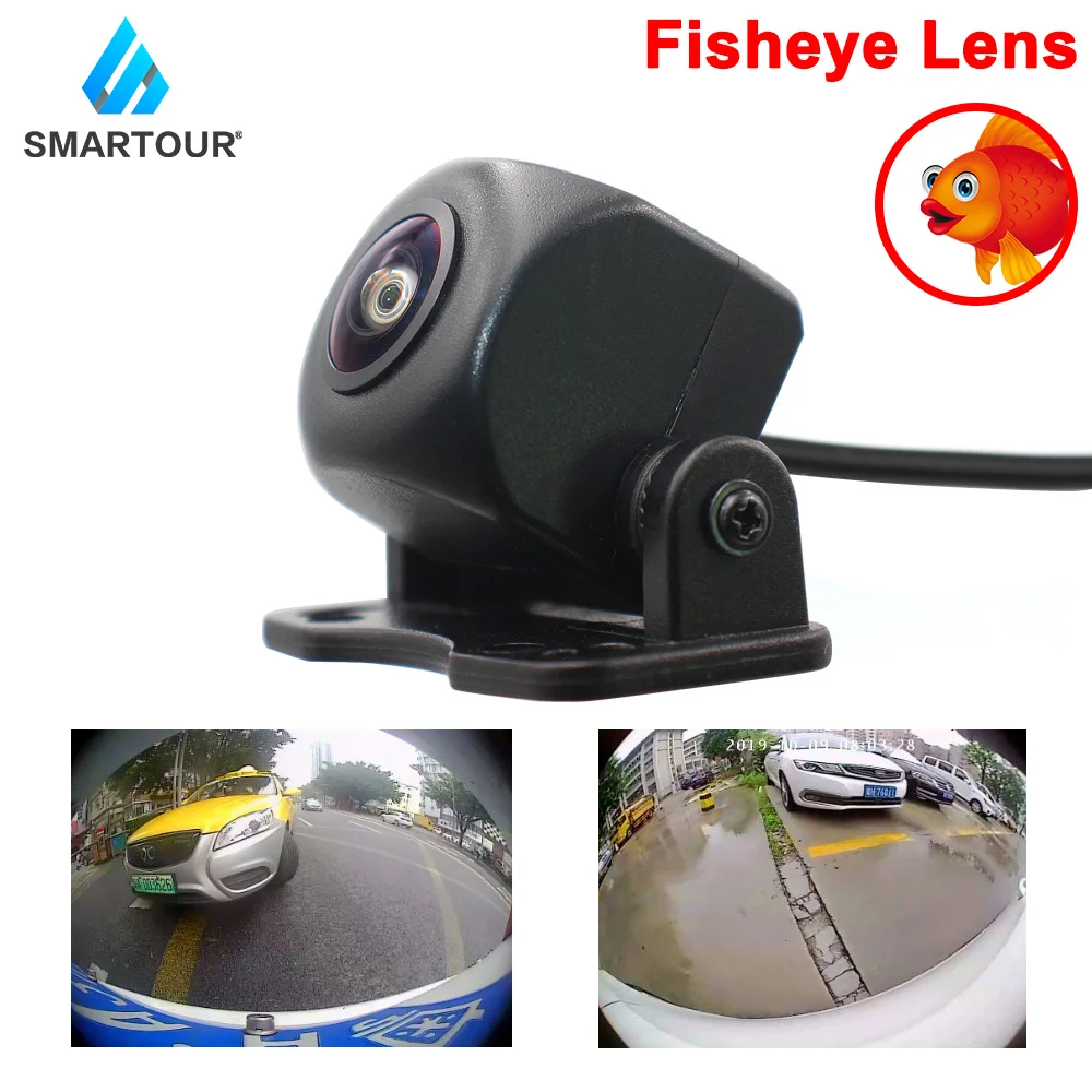 Автомобильная камера ночного видения Smartour CCD Cvbs рыбий глаз HD объектив заднего
