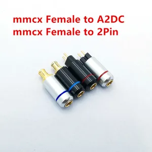 2 шт., разъем mmcx для A2DC0,78 мм, 2Pin, на заказ, универсальный разъем mmcx, адаптер для кабеля
