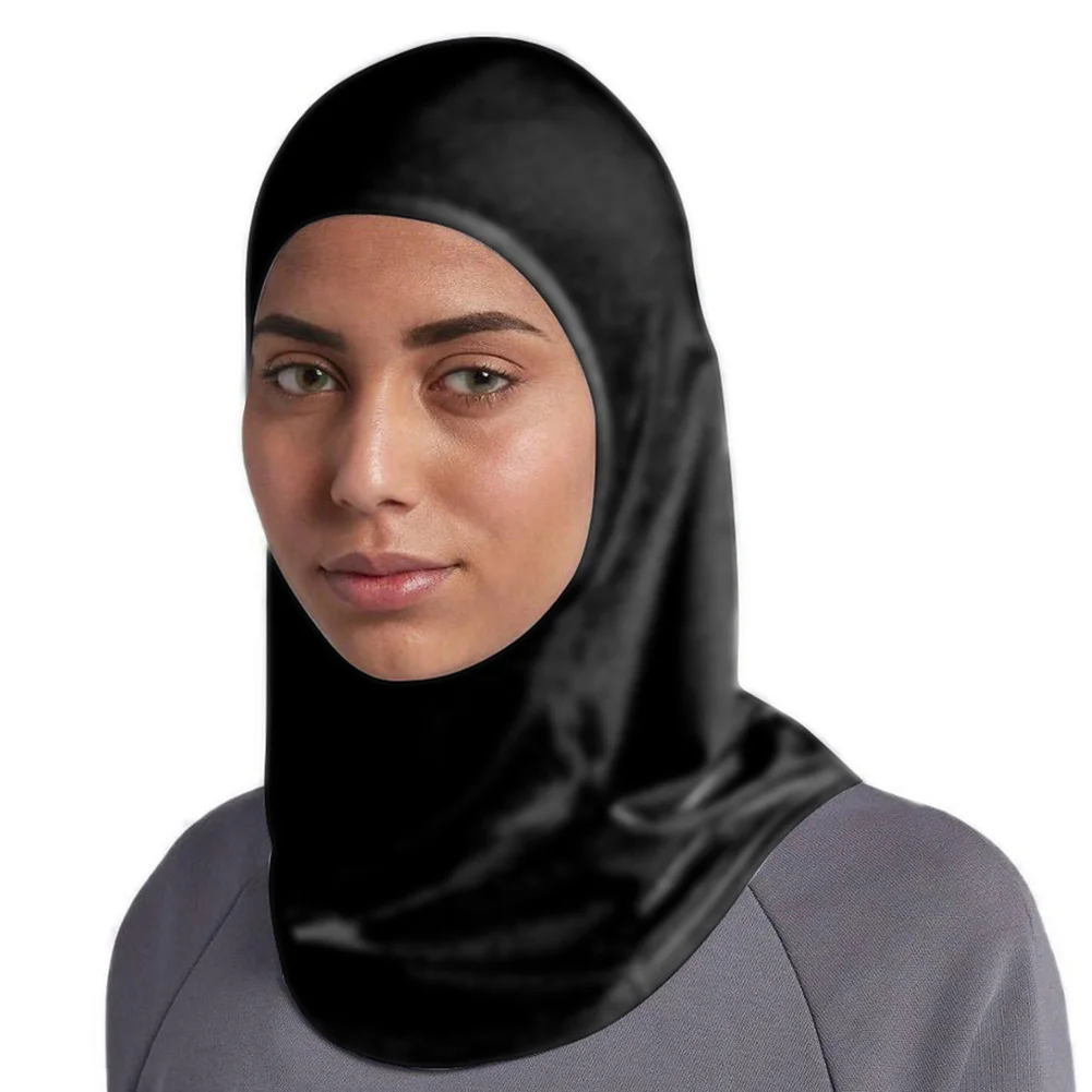 Новейший однотонный мусульманский женский головной платок хлопковый хиджаб