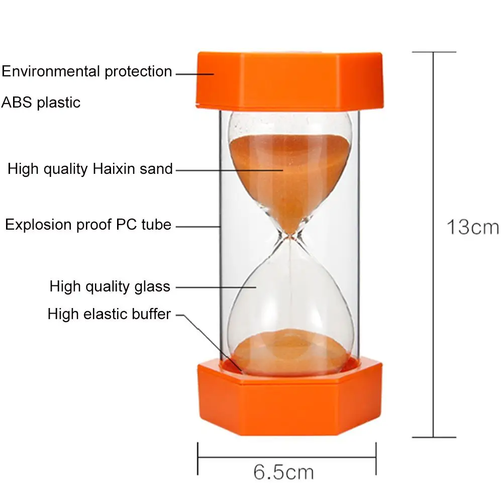 

5/10/15/20/30min Hourglass Sandglass Sand Clock Kitchen Timer Child Game Toy Home Decor Accessories