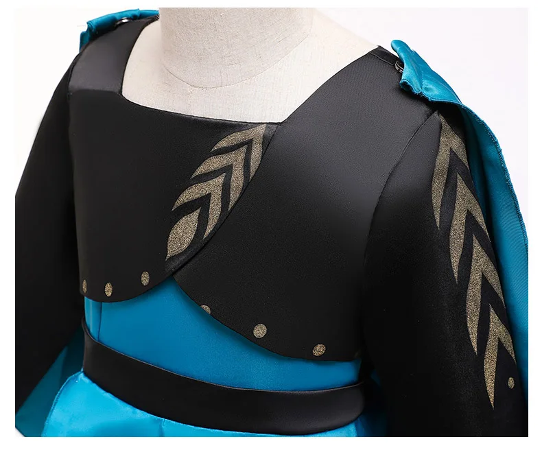 Платье принцессы Эльзы и Анны Костюм для костюмированной вечеринки Детское