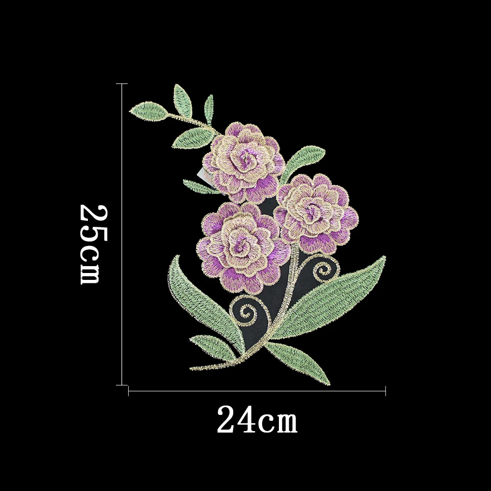 Дешевая Роза флакон парфюма патч для вышивки DIY аксессуары ручной работы утюга в