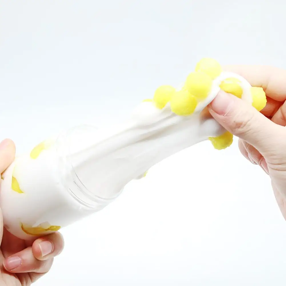 

60/120ml Kids Slime Toy Fruit Ice Cream Slime Mud Clay Craft Stress Reliever Sludge Kids Toy Soft Learning Education