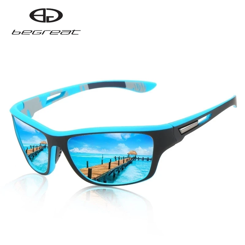 

Солнцезащитные очки Begreat поляризационные UV400 для мужчин и женщин, цветные спортивные квадратные солнечные очки для пляжа, рыбалки, путешест...