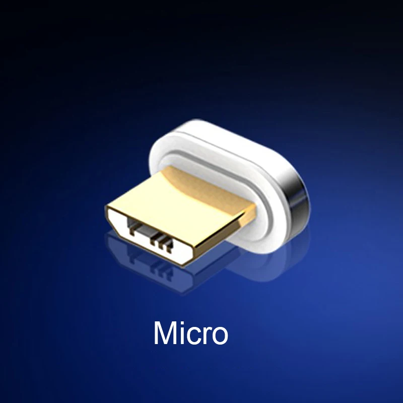 only plug Micro 5А Магнитный супер быстрый зарядный кабель Micro usb type C для huawei Lite P9/P10/P20 USB C для Iphone xiaomi Быстрая зарядка USB кабель - Цвет: only plug Micro