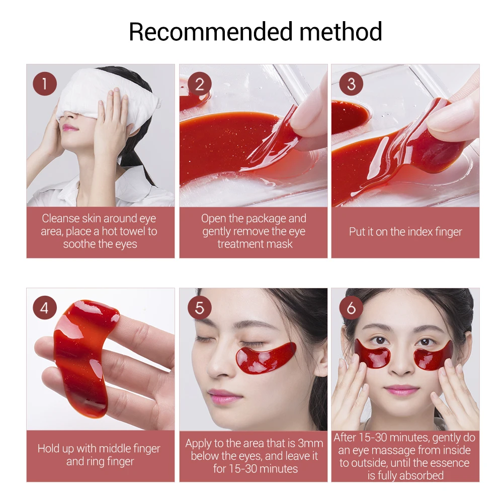 

20PCS=10Pairs LANBENA 24K Gold Eye Mask Collagen Eye Patches Dark Circle Puffiness Eye Bag Anti-Aging Wrinkle Firming Skin Care