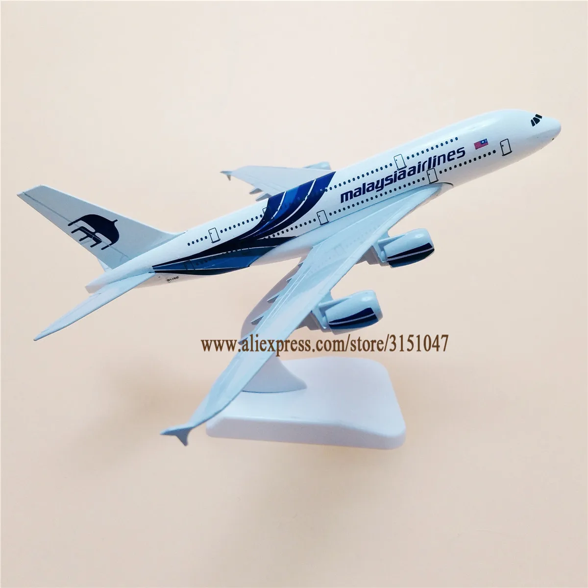 

20cm Air Malaysia Airlines A380 Airbus 380 Airways Plane Model Alloy Metal Diecast Model Airplane Aircraft Kids Gift