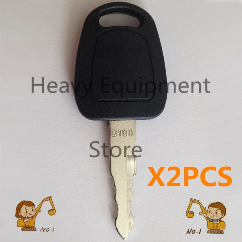 2 шт. D100 Key 110702-00151 для Daewoo Terex Doosan тяжелое оборудование экскаватор E900 ELI80-0125 |