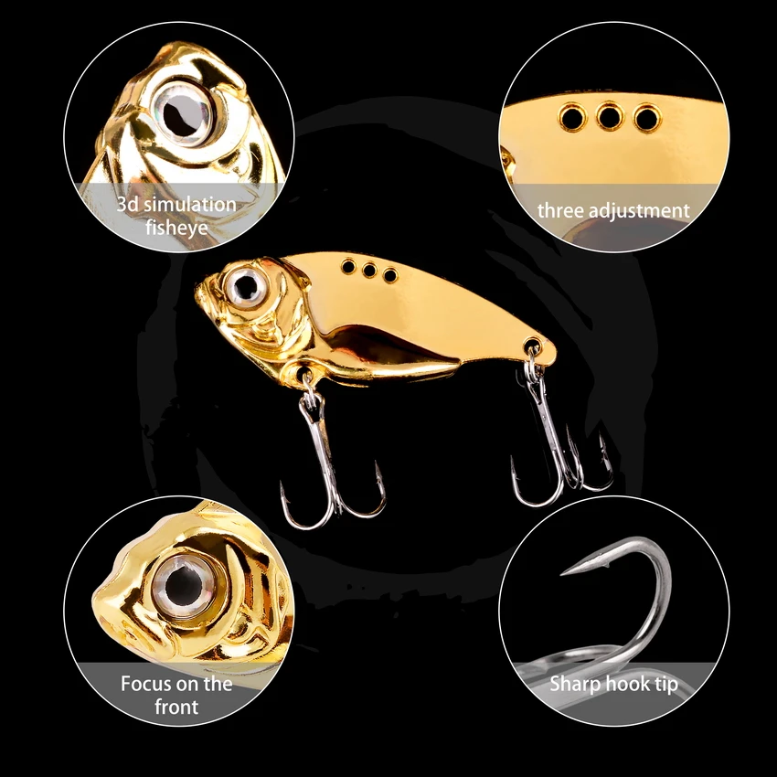 4 шт. рыболовные приманки 7-20 г