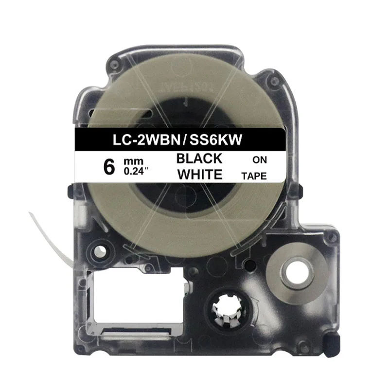 Aive 6 мм ленты для этикеток SC6YW совместимые с EPSON LW 700 600P 1000P Z900 K400 kingjim SR230C SR530C принтер