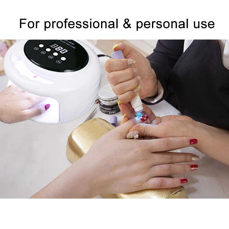 72 Вт УФ Сушилка для ногтей маникюра 39 СВЕТОДИОДОВ ЖК дисплей портативная лампа
