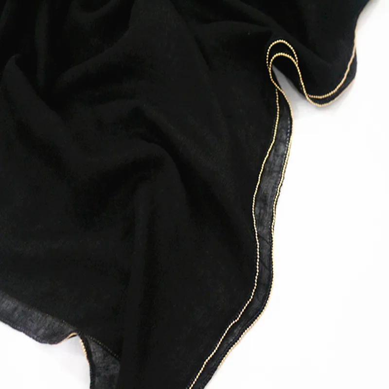 Из мягкой вуали хиджаб для мусульманских женщин головной платок в стиле