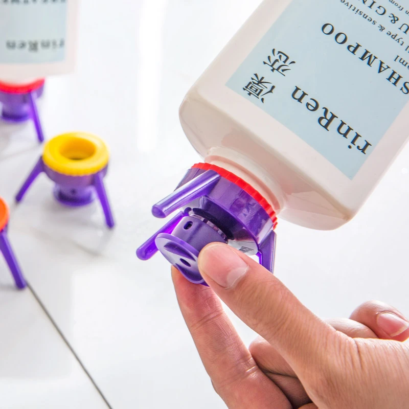 

6Pcs Toss It Bottles Stand Cap Kit Easy Pour Out Thick Liquid Economy Cap Kit Openers Convenience Kitchen Tool Supplies