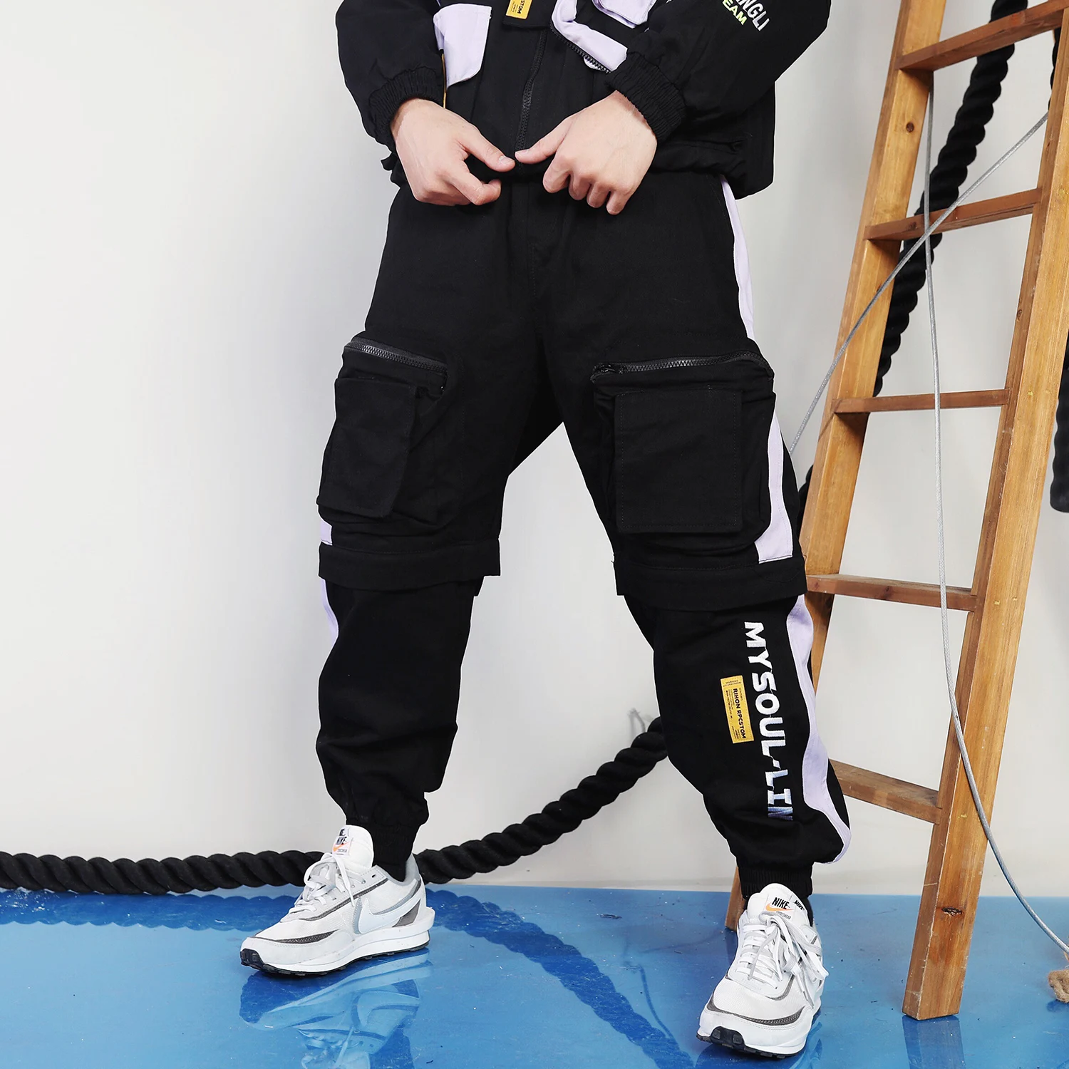 Мужские брюки карго Aelfric Eden модные повседневные Джоггеры в стиле Харадзюку с