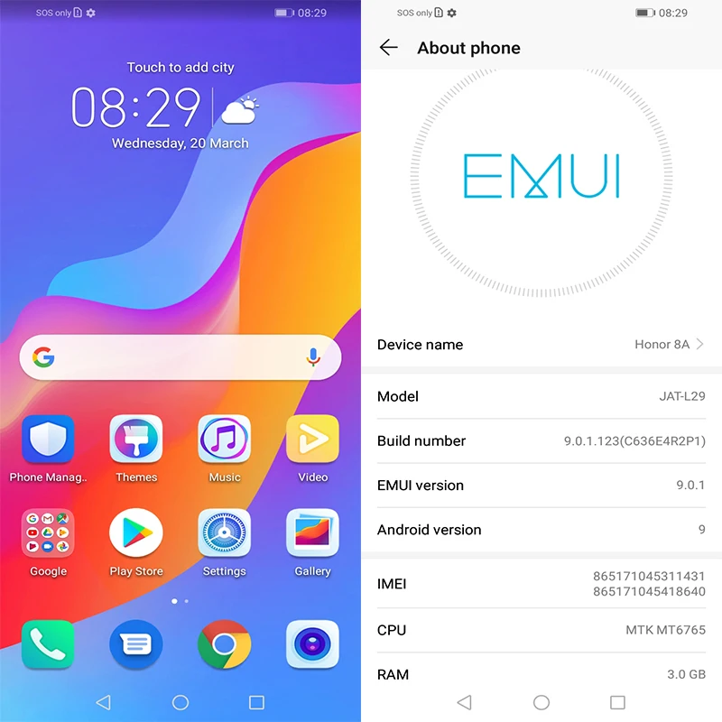 Смартфон Honor 8A 3+32/64ГБ|Смартфоны| |