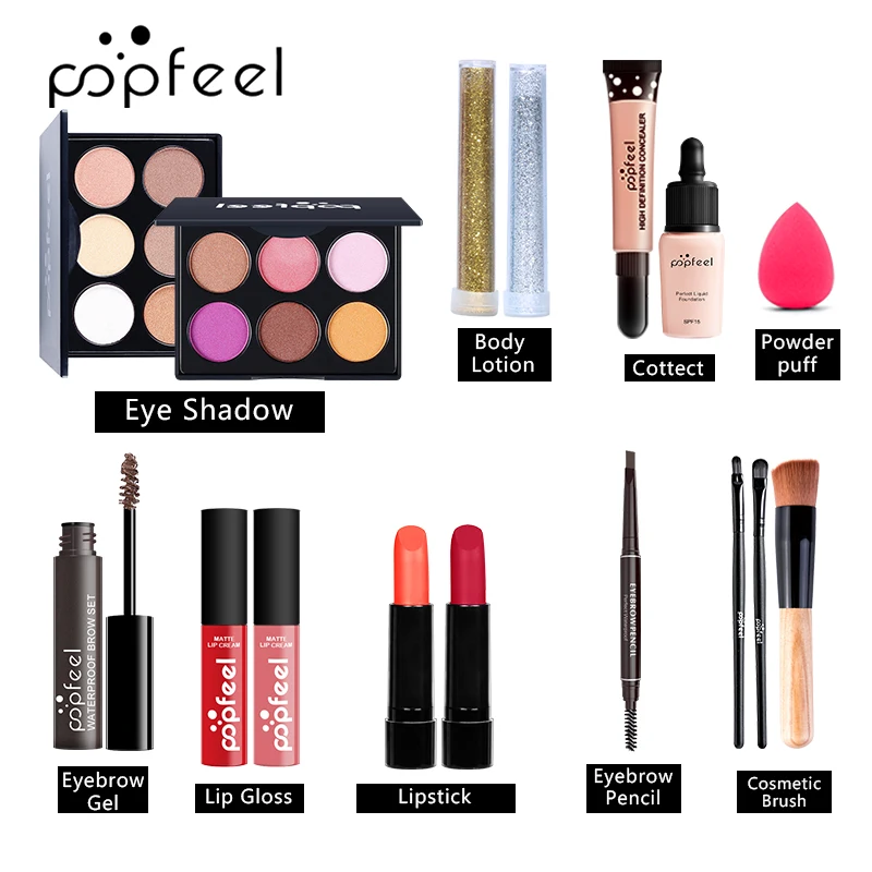 POPFEEL макияж в ассортименте (8 15) Pce Лот выберите тон вашей кожи смешанный