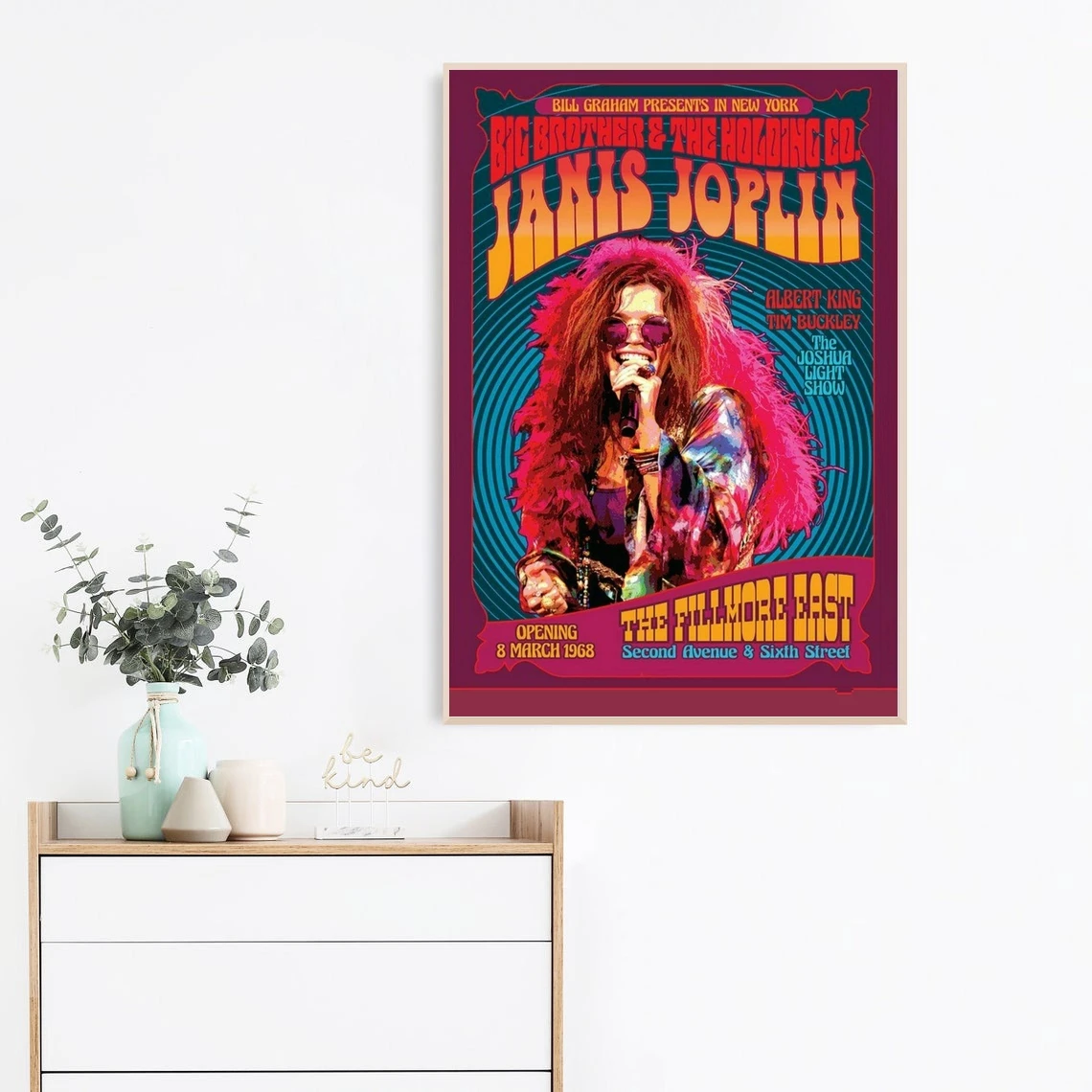 Плакат на холсте в стиле рэп-хип-хоп и поп-музыка