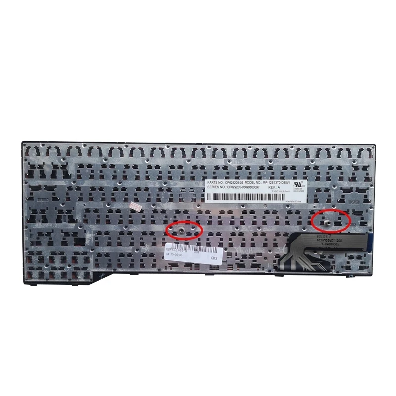 Клавиатура GZEELE для Fujitsu Lifebook E733 E734 E743 E744 без подсветки