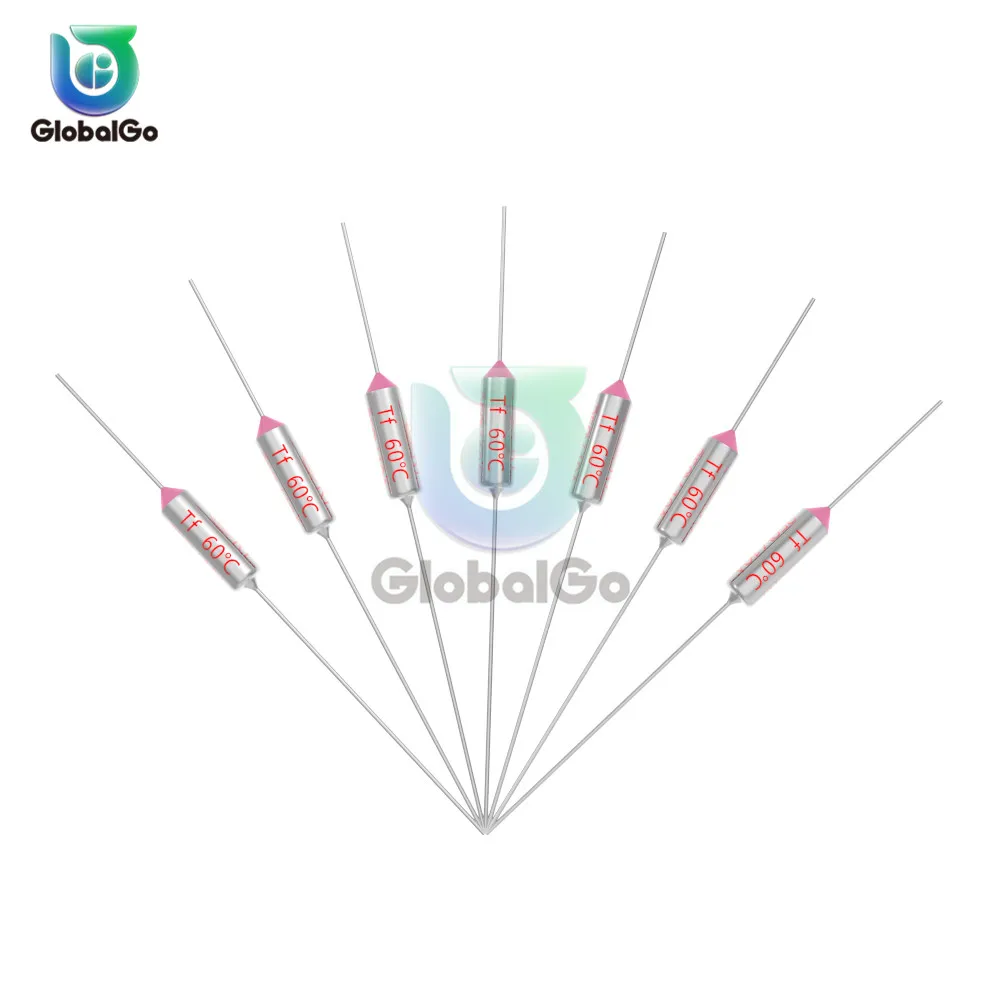 10 шт./лот TF RY Термальность предохранитель 10A 250V Температура 60C 65C 85C 90C 95C 100C 120C 121C 125C