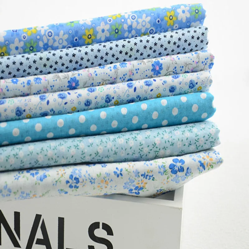 Хлопчатобумажная ткань для скрапбукинга 7 шт./лот 50 см * см|patchwork quilt fabric|quilting