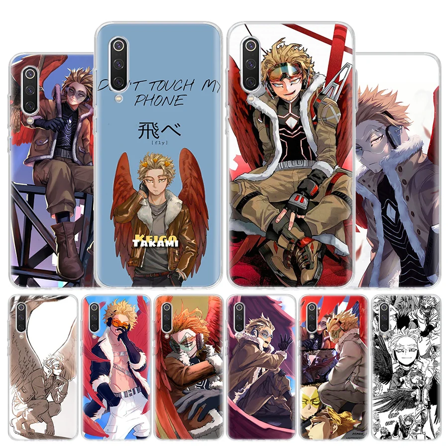 BNHA Hawks Coat Anime Phone Case For Xiaomi Poco X3 Pro Nfc F3 M3 F1 Mi Note 10 11 Lite CC9 9 8 9T 10T A3 A2 A1 Soft Cover Shell
