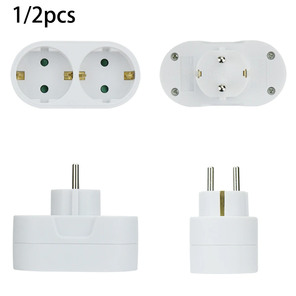 1/2 шт ЕС/Де преобразования штепсельная вилка адаптер дистрибьютор 16A 250V 3500W для