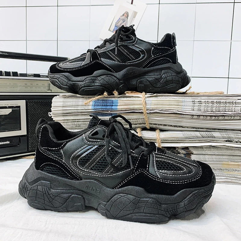 Летние мужские коренастый Спортивная Уличная обувь Нескользящая подошва