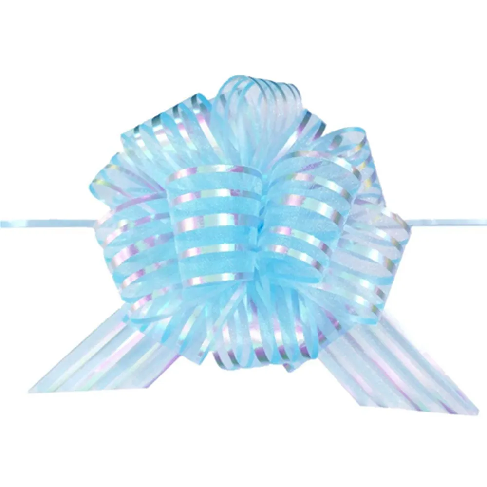 5 шт./лот большая органза бант лента для рукоделия свадебное украшение подарочная