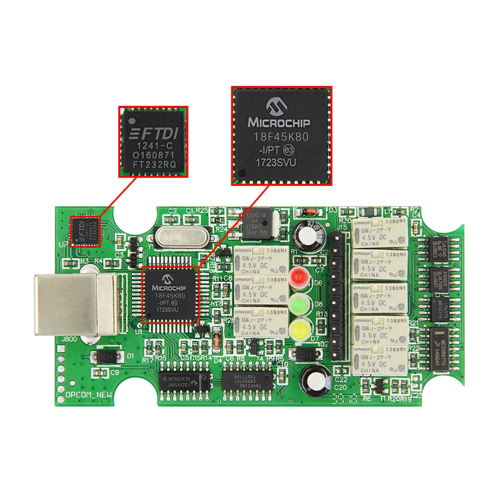 Горячая Распродажа Opcom V1.99 18F45K80 2014V OBD2 диагностический сканер для Opel оп ком 1 99 OP-COM