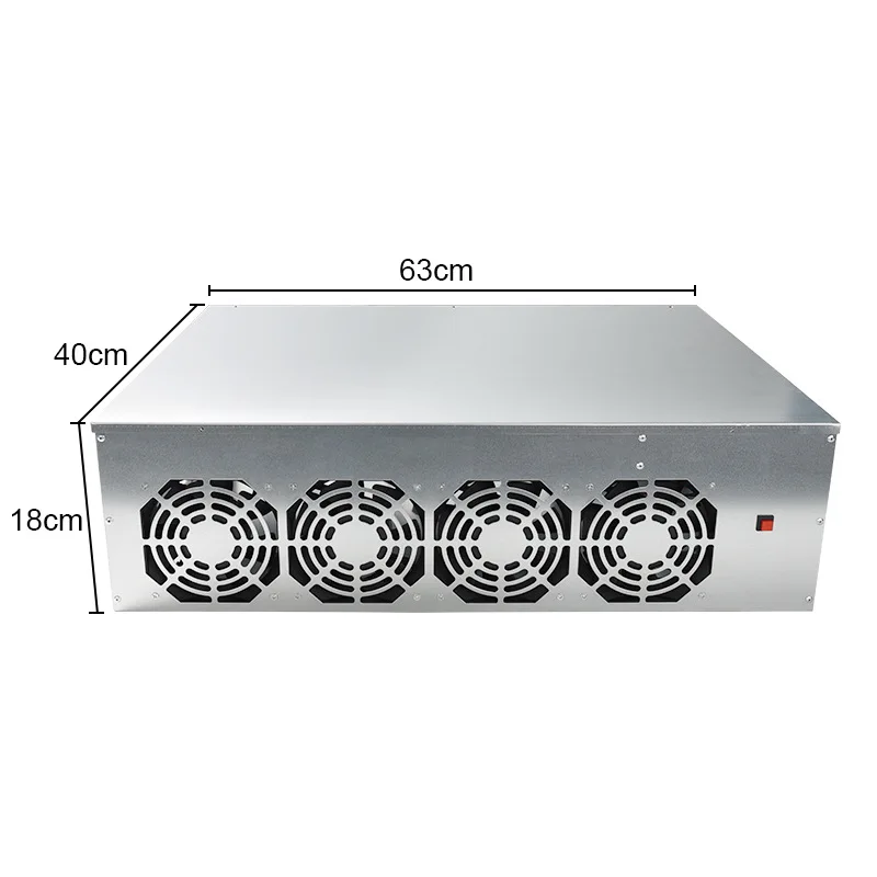 

6 GPU 8 GPU Frame mining Case 65mm direct plug-in mining BTC machine B85 platform ETH barebones 2000W