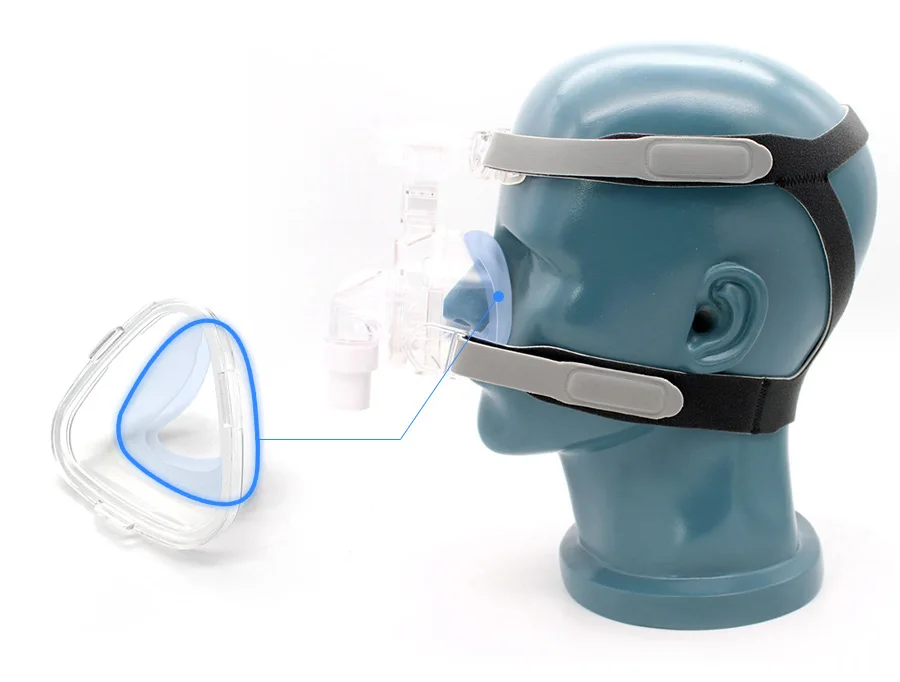 Idunmed CPAP маска NM5 носовая маска с регулируемыми ремешками головной убор дыхательная маска для апноэ сна носовая маска против храпа лечение