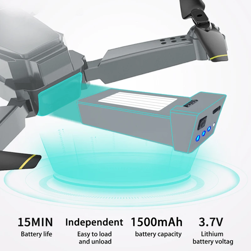 Квадрокоптер с камерой 6k HD Wi-Fi fpv VS E58 E520 | Игрушки и хобби