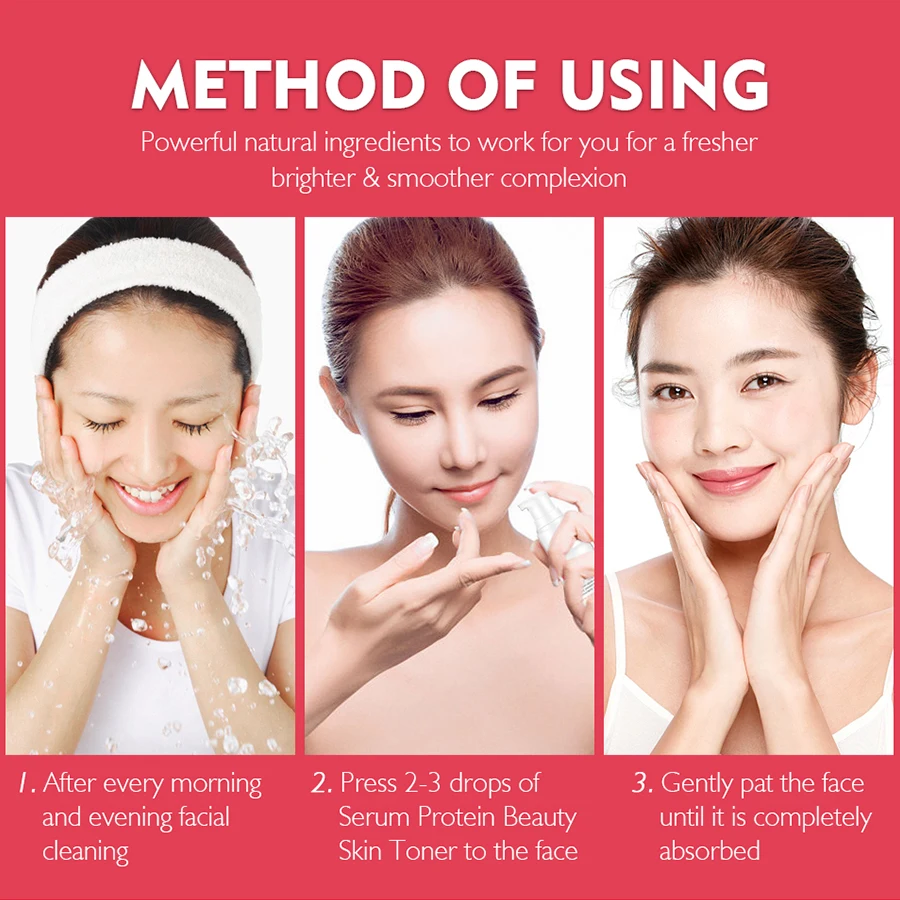 Яркая Гламурная сыворотка протеин для лица раньше сужения пор уменьшение