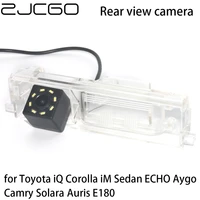 zjcgo car rear view reverse backup parking reversing camera for toyota iq corolla im sedan echo aygo camry solara auris e180