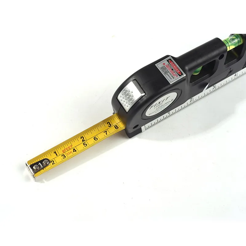 Лазерный уровень Горизонт Вертикальная мера 8 футов выравниватель стандартные и