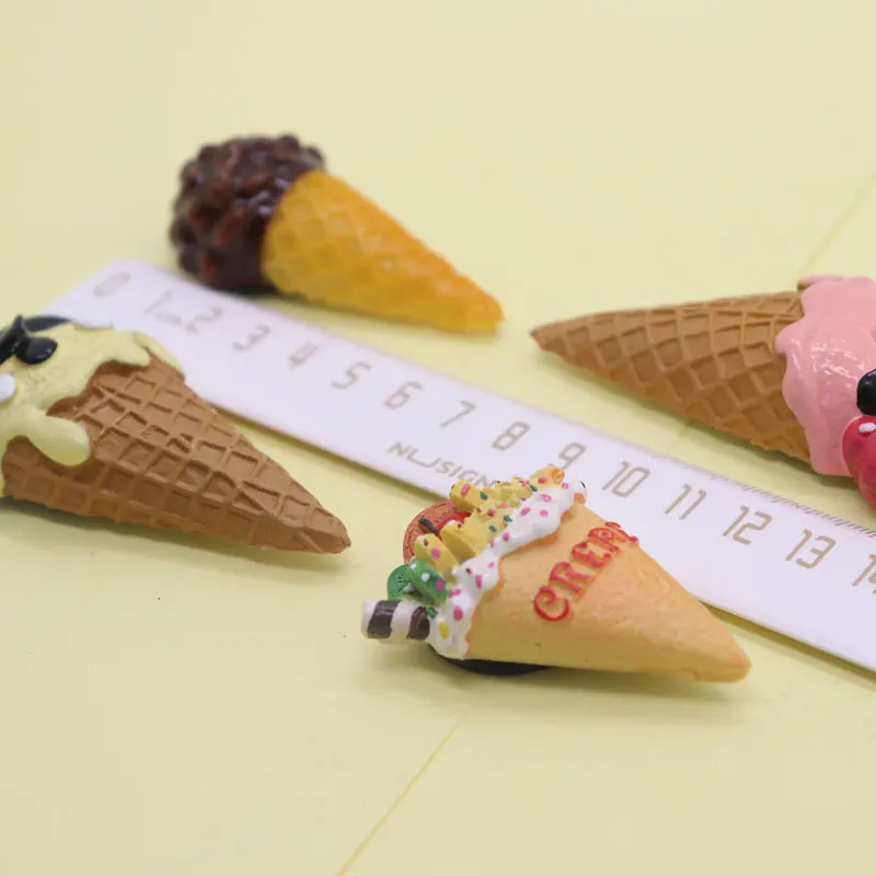Магнит на холодильник мороженое мультяшная Милая еда детское украшение для