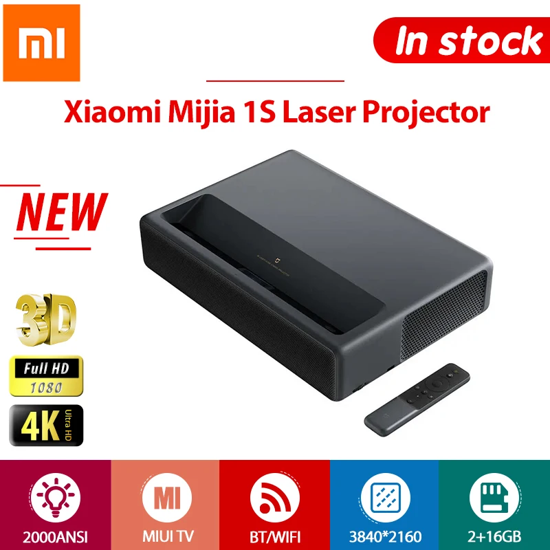 Xiaomi 1S проектор телевизор 4K ТВ HD 