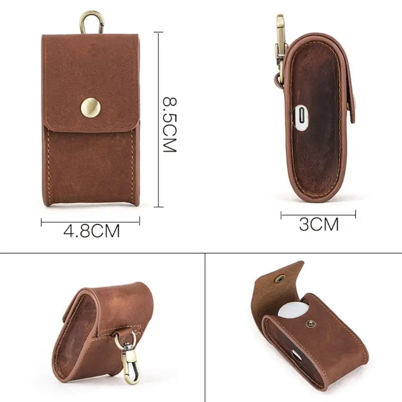 

Anti-scratch Protective Cover PU Leather Case Protector Storage Bag for Surface Earbuds Bluetooth Earbuds Earphones Charging Box