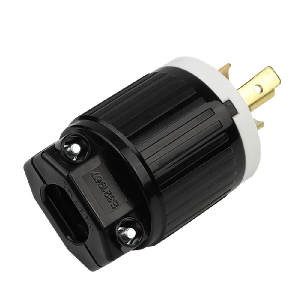 L5-20P 20-Amp 125 Vac 3 Pin Male Plug For Generator Cords NON-SLIP # | Автомобили и мотоциклы