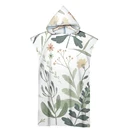 Вуд пляжное полотенце из микрофибры для взрослых пляжное пончо с капюшоном Полотенца для плавания, занятий серфингом на изменение халаты быстрое высыхание ветрозащитная Ванна плащ Полотенца