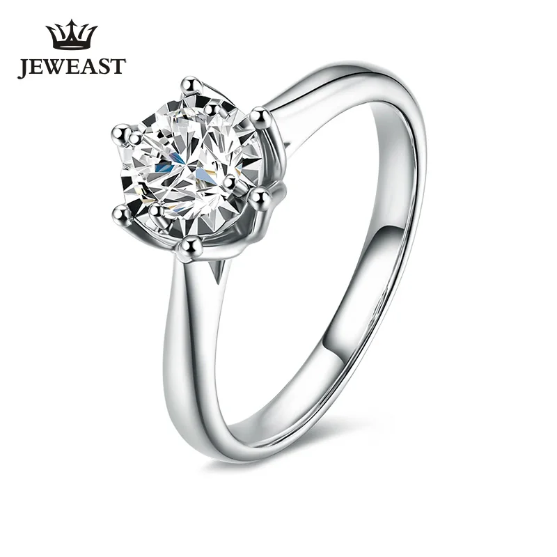 Кольцо из чистого золота ADE с натуральными бриллиантами 18 К модное классическое