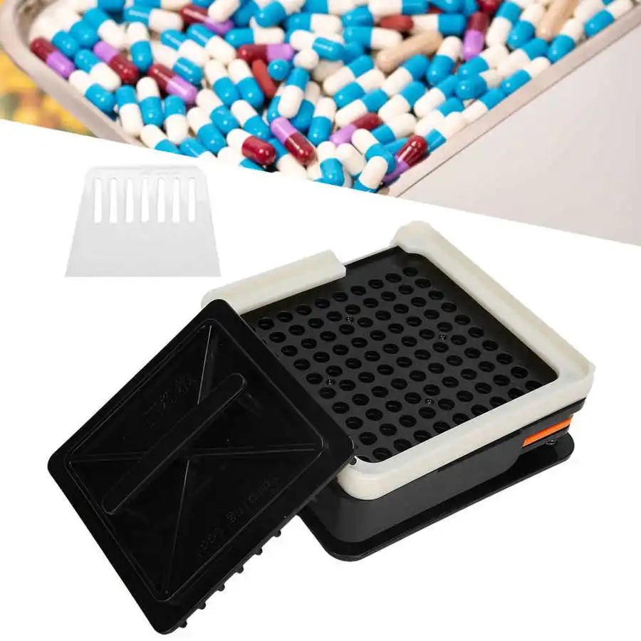 100 отверстий 0 # ABS Руководство Капсула наполнитель порошок прессования