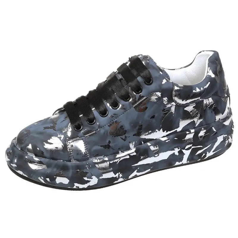 

Little White Shoes Women 2021 New Fashion Camouflage Platform Shoes Casual Sports Shoes Sneakers Women