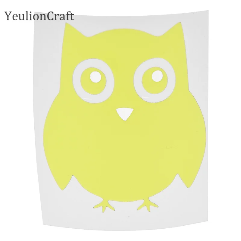 Chzimad 10 шт. в форме листа животного Светоотражающая наклейка горячего тиснения