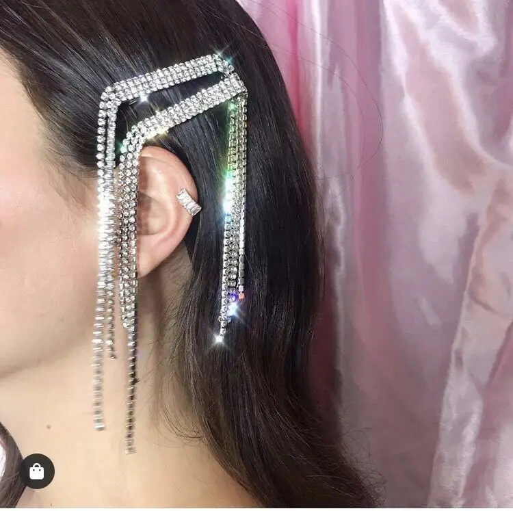 2020 модные заколки для волос из сплава с кристаллами и камнями женщин